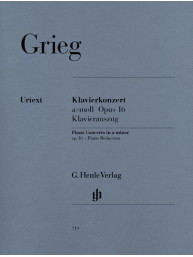 Edvard Grieg: Piano Concerto In A Minor Op.16 (noty na čtyřruční klavír)