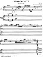Beethoven: Piano Concerto No. 5 In E Flat Major Op. 73 (noty na čtyřruční klavír)
