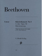 Beethoven: Piano Concerto No. 4 In G Major Op. 58 (noty pro čtyřruční klavír)