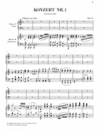 Beethoven: Concerto For Piano And Orchestra No.1 In C Op.15 (noty na čtyřruční klavír)
