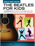 Really Easy Guitar Series: Beatles for Kids (akordy na kytaru, texty písní)