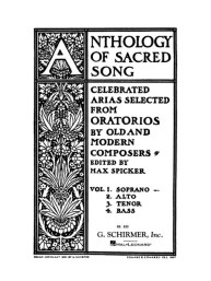 Anthology of Sacred Song 1 (noty na zpěv, soprán, klavír)