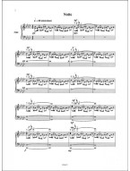 Ludovico Einaudi: Stanze (noty na harfu)