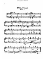 Ludwig van Beethoven: Complete Bagatelles For Piano (noty na klavír)