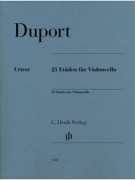 Jean-Louis Duport: 21 Etudes for Violoncello (noty na violoncello)
