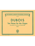 Théodore Dubois: 10 Pieces (noty na varhany)