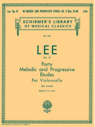 Sebastian Lee: 40 Melodic and Progressive Etudes, Op. 31, Book 2 (noty na violoncello)