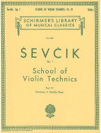 Otakar Ševčík: School of Violin Technics, Op. 1 - Book 4 (noty na housle)