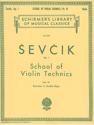 Otakar Ševčík: School of Violin Technics, Op. 1 - Book 4 (noty na housle)