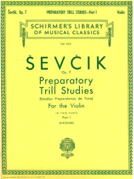 Otakar Ševčík: Preparatory Trill Studies, Op. 7 - Book 1 (noty na housle)