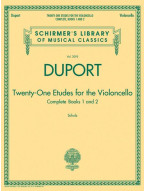 Jean-Louis Duport: 21 Etudes For Cello Complete Books 1 & 2 (noty na violoncello)
