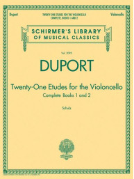Jean-Louis Duport: 21 Etudes For Cello Complete Books 1 & 2 (noty na violoncello)