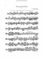 Jean-Louis Duport: 21 Etudes For Cello Complete Books 1 & 2 (noty na violoncello)