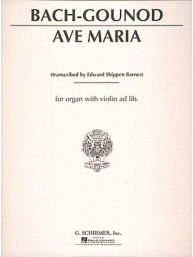 Charles Gounod, Johann Sebastian Bach: Ave Maria (noty na varhany, housle ad lib)