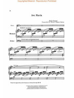 Charles Gounod, Johann Sebastian Bach: Ave Maria (noty na varhany, housle ad lib)
