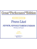 Franz Liszt: Ad Nos, Ad Salutarem Undam (noty na varhany)