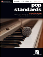 Singer's Jazz Anthology High Voice: Pop Standards (noty na klavír, zpěv, vysoký hlas, akordy) (+audio)