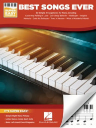Super Easy Songbook: Best Songs Ever (noty na super snadný klavír)