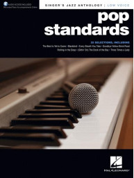 Singer's Jazz Anthology: Pop Standards (noty na zpěv, klavír, akordy, hluboký hlas) (+audio)