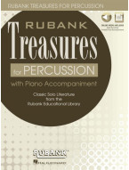 Rubank Treasures for Percussion (noty na bicí, klavír) (+audio)