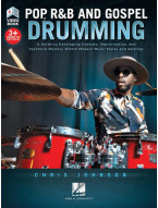 Pop, R&B & Gospel Drumming (noty na bicí) (+video)