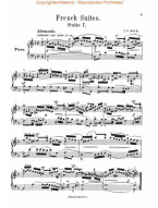 Johann Sebastian Bach: French Suites BWV 812 - 817 (noty na klavír)