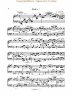 Johann Sebastian Bach: English Suites Book 1 (noty na klavír)
