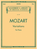 Wolfgang Amadeus Mozart: Variations For Piano (noty na klavír)