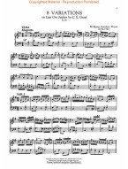 Wolfgang Amadeus Mozart: Variations For Piano (noty na klavír)