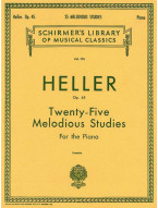 Stephen Heller: 25 Melodious Studies Op.45 - Complete (noty na klavír)
