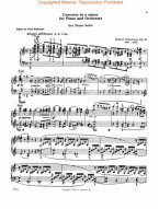 Robert Schumann: Piano Concerto In A Minor Op.54 (noty na klavír)