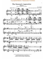Paul Dukas: Sorcerer's Apprentice (noty na klavír)