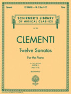 Muzio Clementi: 12 Sonatas - Book 2 (noty na klavír)