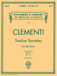 Muzio Clementi: 12 Sonatas - Book 2 (noty na klavír)
