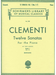 Muzio Clementi: 12 Sonatas - Book 1 (noty na klavír)