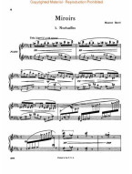 Maurice Ravel: Miroirs / Mirrors (noty na klavír)