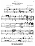 Johannes Brahms: Variations On A Theme By Haydn For Piano (noty na klavír)