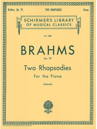 Johannes Brahms: 2 Rhapsodies Op.79 (noty na sólo klavír)