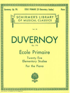 Jean-Baptiste Duvernoy: Ecole Primaire / 25 Elementary Studies, Op. 176 (noty na klavír)