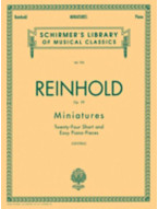 Hugo Reinhold: Miniatures, Op. 39 (noty na klavír)