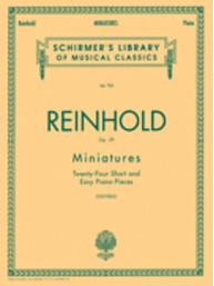Hugo Reinhold: Miniatures, Op. 39 (noty na klavír)