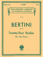Henri Bertini: 24 Studies, Op. 29 (noty na klavír)