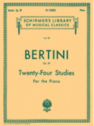 Henri Bertini: 24 Studies, Op. 29 (noty na klavír)