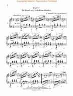 Friedrich Burgmüller: 12 Brilliant and Melodious Studies, Op. 105 (noty na klavír)