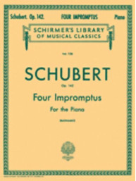 Franz Schubert: 4 Impromptus For The Piano Op.142 (noty na klavír)