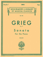 Edvard Grieg: Sonata In E Minor Op.7 (noty na klavír)