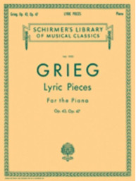 Edvard Grieg: Lyric Pieces Op.43, 47 (noty na klavír)