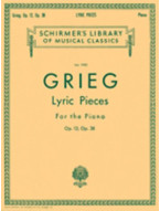 Edvard Grieg: Lyric Pieces Op.12, 38 (noty na klavír)