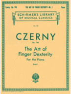 Carl Czerny: Art Of Finger Dexterity Op.740 Book 1 (noty na klavír)