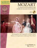 Mozart: 15 Leichte Klavierstücke (noty na klavír) (+audio)